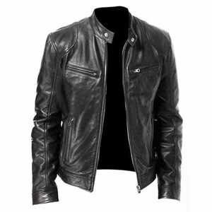 Top Selling Men's <b>Leather</b> Winter <b>Jacket</b> High Quality <b>Long</b> Sleeve Customise <b>Leather</b> <b>Jacket</b> Best Price Fashion Wear <b>Jacket</b> - Product Image 2