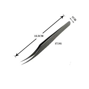 Juego de Pinzas para Pestañas de Acero Inoxidable de Precisión Quirúrgica Morje, Puntas Suaves para Uso Estético - Product Image 5