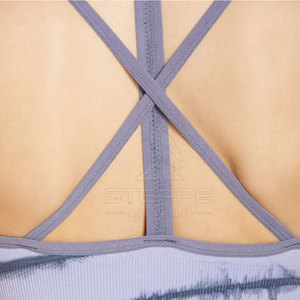 Soutien-gorge de sport pour femme à fort impact, rembourré, bretelles réglables, respirant, en maille, sans couture, pour la gym, la course, le yoga et le fitness - Product Image 5