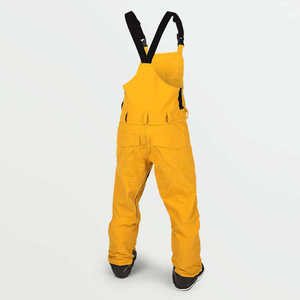 Pantalon de ski jaune imperméable pour homme et femme, coupe-vent, salopette de snowboard, pantalon de sport d'hiver isolé avec poches cargo - Product Image 6