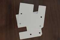 Pince de fixation pour caisson acoustique en acier inoxydable de haute qualité avec revêtement en poudre blanche Modèle 7704100 AMP1426 Marque