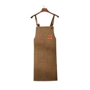 Capa de Peluquería de Cuero Grueso con Múltiples Bolsillos, Resistente al Agua, Ropa de Trabajo Duradera para Barberos y Artesanos IKZARSA IK-BCA-01 - Product Image 2