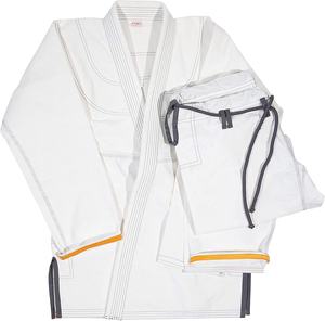 ชุดยิวยิตสู BJJ ผ้าคอตตอนยืดหยุ่นน้ำหนักเบา ตัดเย็บสำเร็จ พร้อมบริการปักโลโก้ด้านหน้าตามสั่ง รับผลิตแบบ OEM สำหรับผู้ใหญ่ 男女 ใช้ได้ - Product Image 6
