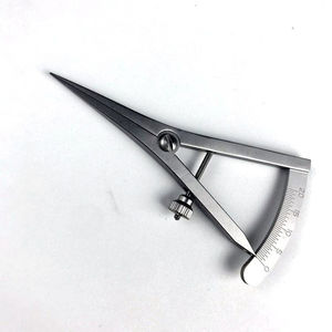 Calibrador Castroviejo de Acero Inoxidable de 20 mm, Curvo, Herramienta Veterinaria, Dental y de Ortodoncia, Manual, Fábrica de Pakistán - Product Image 2