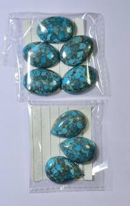 Cabujones de Turquesa Azul Cobre Genuinos de Alta Calidad, Piedras Curativas Hechas a Mano para Joyería y Venta al por Mayor - Product Image 6