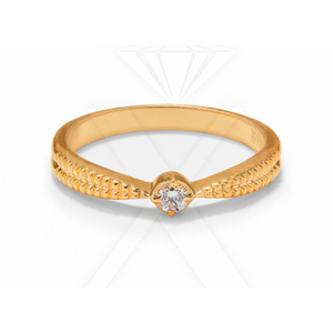 Anillos de oro amarillo de alta calidad de 22 quilates al por mayor Chapado en moissanita corte ovalado para ajuste de barra certificado para fiesta de boda - Product Image 2