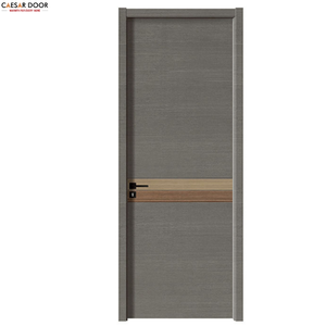 Puerta Interior Moderna de Estilo Americano, de Madera Compuesta Sólida, Impermeable, para Apartamentos, Dormitorios y Habitaciones, Puertas WPC Personalizadas - Product Image 1