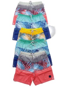 กางเกงขาสั้นชายลำลองแบบแห้งเร็ว 1 ชิ้น ผลิตจากโพลีเอสเตอร์ 100% พิมพ์โลโก้ตามสั่ง ออกแบบสำหรับใส่เล่นน้ำชายหาด - Product Image 6