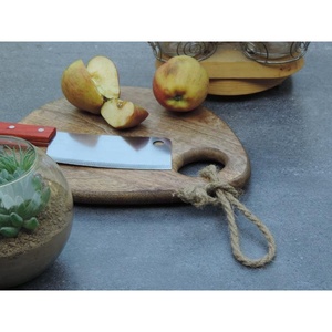 Planche à découper en bois professionnelle style boucher avec rainure pour les jus, disponible pour l'exportation - Product Image 5