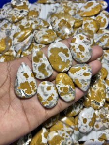 พลอยแจสเปอร์ธรรมชาติ ASHU GEMS ขายดี รูปทรงคาโบชอง ขนาด 20มม.-40มม. น้ำหนัก 3-5กรัม รูปทรงคละแบบ สำหรับทำเครื่องประดับ - Product Image 3