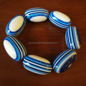 High Quality Customized Women's Handcrafted Angel Resin Fashion Bracelet Color Strand Handmade Indian Resin Crafts Model Pattern - Product Image 2