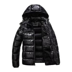 Outdoor Spring Eco-Friendly Waterproof Windproof Hooded Full-Zip Lightweight Puffer Jacket with <b>Polyester</b> Fiber <b>Filling</b> for Men - Product Image 5