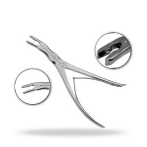 Leksell Rongeur chirurgical neurochirurgical de 9 pouces (230 mm) pour la colonne vertébrale, instrument orthopédique pour la coupe osseuse - Product Image 1