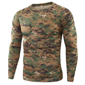 Custom Quick Dry Hunting <b>Camouflage</b> T-<b>shirt</b> Men's Outdoor Long Sleeve Hunting <b>Shirt</b> High Quality Best Price Top Hunting <b>Shirt</b> - Product Image 5