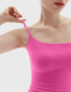 Camiseta sin mangas de calidad personalizada para mujer, último modelo, precio de fábrica, top corto informal para mujer, camiseta sin mangas ligera. - Product Image 6