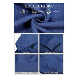 Customizable Polyester Cotton Winter <b>Tech</b> Sporty Blank Soft Breathable French Terry Light Weight Unisex Pullover Hoodie - Product Image 2