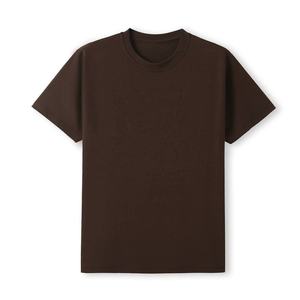 Camiseta de Algodón Verde para Hombre, Manga Corta, Cuello Redondo, Corte Regular, Informal, Tejido de Punto, Color Sólido - Product Image 5