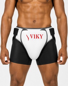 Protector de Cuero de la Mejor Calidad para la Zona Abdominal y Entrepierna para Boxeo/Muay Thai/MMA, Equipo de Protección Abdominal para Kickboxing - Product Image 1
