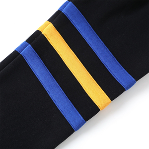 Cardigan en polaire SGRho unisexe, style universitaire noir, pull en tricot avec lettres grecques, tricot décontracté avec couleur personnalisable - Product Image 4