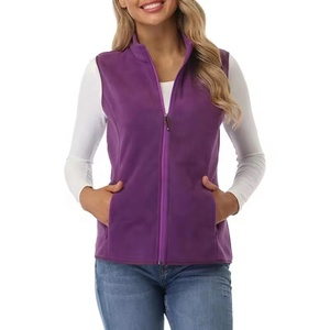 Fabricación personalizada mujer chaleco ligero sin mangas impermeable cuello mandarín bolsillos con cremallera correr ecológico transpirable - Product Image 1