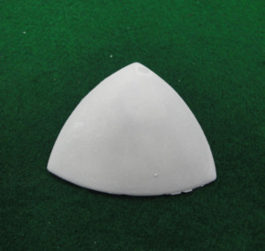 AA0176 Triangle Tailor's chclk | Gomme effaceur à sec pour craie de tailleur triangulaire, accessoire de couture en plastique, forme ovale simple et pratique - Product Image 3