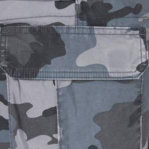 Men's Camouflage Cargo Bermuda Shorts Mid Waist Elastic Breathable Oxford Fabric Pockets Casual Style - Product Image 5