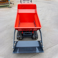 BOB-LIFT Hydraulischer Mini-Kipper 500kg Raupenmini-Dumper Kleiner Gummiketten-Transporter Lader