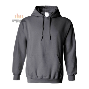 Sweat-shirts à logo personnalisé unisexe, haute qualité, anti-rétrécissement, épais, surdimensionnés, sans cordon, en molleton de coton, pour hommes - Product Image 1