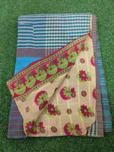 Lote al por mayor de colchas Kantha vintage indias hechas a mano, mantas reversibles, colchas de tela de algodón, colchas bohemias. - Product Image 4