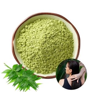 Polvo de Neem 100% Natural Recién Seleccionado, Polvo de Hoja de Neem de Grado Cosmético a Base de Plantas, Favorece la Fuerza y el Brillo del Cabello - Product Image 1