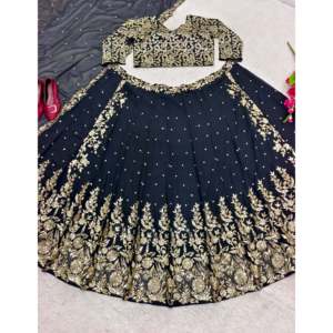 Vestidos de Fiesta Elegantes de Diseñador, Lehenga Choli con Dupatta de Lujo - Product Image 3