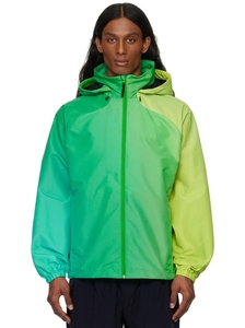 Men's Hooded Windbreaker <b>Jacket</b> Color Blocking Zipper Closure Sporty Casual Outdoor Wear Spring Polyester Material - Product Image 2