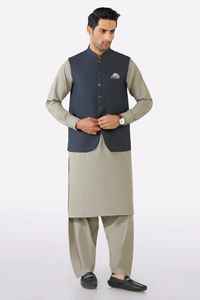 Último Diseño de Ropa Islámica para Hombre, Shalwar Kameez con Bolsillos Laterales, Nuevo Conjunto de Salwar Kameez Moderno para Hombre de Pakistán e India - Product Image 2