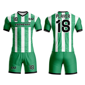 Ensemble de maillots de football personnalisés, tenue de sport haut de gamme pour équipe, fabrication OEM ODM, vente en gros, uniforme d'entraînement et de match, uniforme de football - Product Image 4