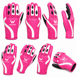 Gants de course d'été extensibles à doigts complets Pyrotect de WARPRO INDUSTRY, en polyuréthane, coupe-vent, imprimés sur mesure, unisexes, pour motocross - Product Image 5