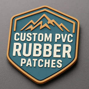 Badge en PVC de qualité supérieure avec logo personnalisé et fermeture auto-agrippante, fabricant OEM, vente en gros - Product Image 3