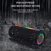 Enceinte Boombox PRO6, son extrêmement puissant, camping, plage, voyage, microphone, karaoké, radio FM, grosse batterie, prix de gros avantageux