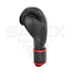Gants de MMA en cuir véritable de qualité supérieure, personnalisés blancs et bleus, pour entraînement et sparring, durables, professionnels, ensemble de boxe Muay Thai - Product Image 5