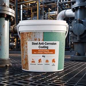 Industrial Eco Friendly Quick Dry Anti Rust <b>Waterproof</b> 1K Protective Coating Low VOC For Steel Metal Surface Fast Drying - Product Image 1