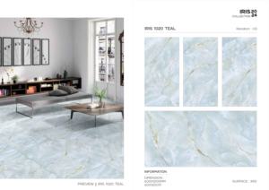 Azulejo de Porcelana Iris de Diseño, 600x1200, Formato Grande, Superficie con Efecto Cristal Premium, para Paredes y Pisos, Uso en Interiores y Exteriores - Product Image 4