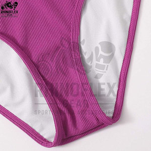 Conjuntos de Bikini de Color Sólido Personalizados al por Mayor, Trajes de Baño de Talla Regular, Estilo Sexy, Ropa de Playa - Product Image 6