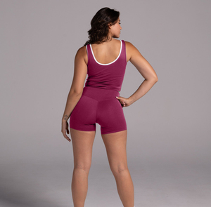 Women Scoop Neck Solid Color Knitted Sleeveless Tank <b>Top</b> Casual Wear <b>Red</b> Tank <b>Top</b> - Product Image 4