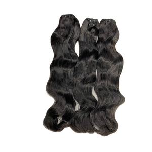Extensiones de cabello humano sin procesar 100% de alta calidad, cutícula alineada, tejido de cabello virgen ondulado NATURAL para mujeres negras - Product Image 6
