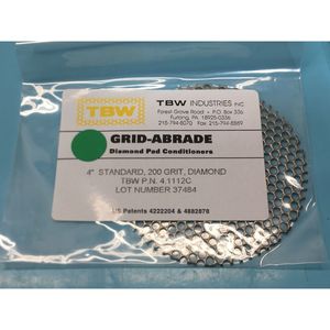 Lote de 6 Almohadillas de Diamante TBW 4.1112C Grid-ABRADE - Equipo y Piezas de Semiconductores de Confianza con Legado Global - Product Image 1