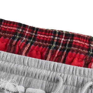 Pantalon ample décontracté en molleton de coton léger pour homme, à rayures personnalisées, taille élastique mi-haute, coupe large et oversize, vente en gros - Product Image 5