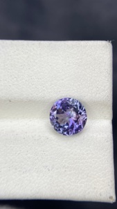 Certified Natural Unheated Bio Color <b>Mermaid</b> Tanzanite Round Shape Cut Stone Natural Zoisite Tanzanite 1.77 Carat Loupe Clean - Product Image 3