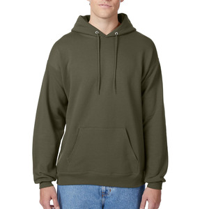 Sudadera con capucha para hombre, corte regular, color sólido, forro polar de algodón, a un precio razonable. - Product Image 1