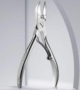 Alicates para Uñas Encarnadas de 12mm, Punta Curva Segura y Estrecha, Hoja Afilada, para Uñas Gruesas, Acero Inoxidable, Pedicura de Precisión para Pies y Dedos - Product Image 1