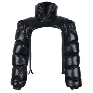 Wholesale Women's Clothing Manufacturers Custom Ladies Winter <b>Bubble</b> Woman Clothes Puffer Jacket and Coats Detachable Collar - Product Image 5