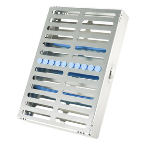 Bandeja para Casetes Dentales de Esterilización y Almacenamiento, Manual, con Certificación CE, de Acero Inoxidable, Diseño Seguro y Duradero para Uso Clínico - Product Image 1